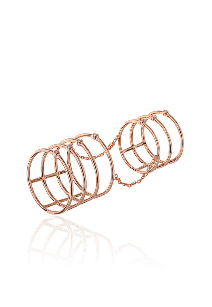 Camden Double Cage Ring