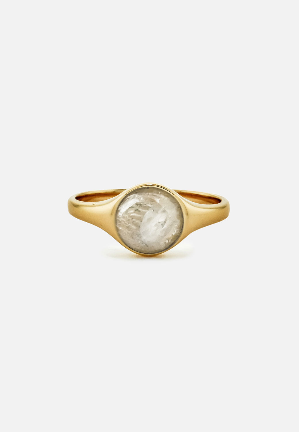 Cara Moonstone Signet Ring