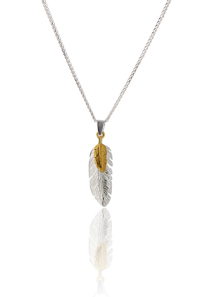 Dakota Layered Feather Necklace