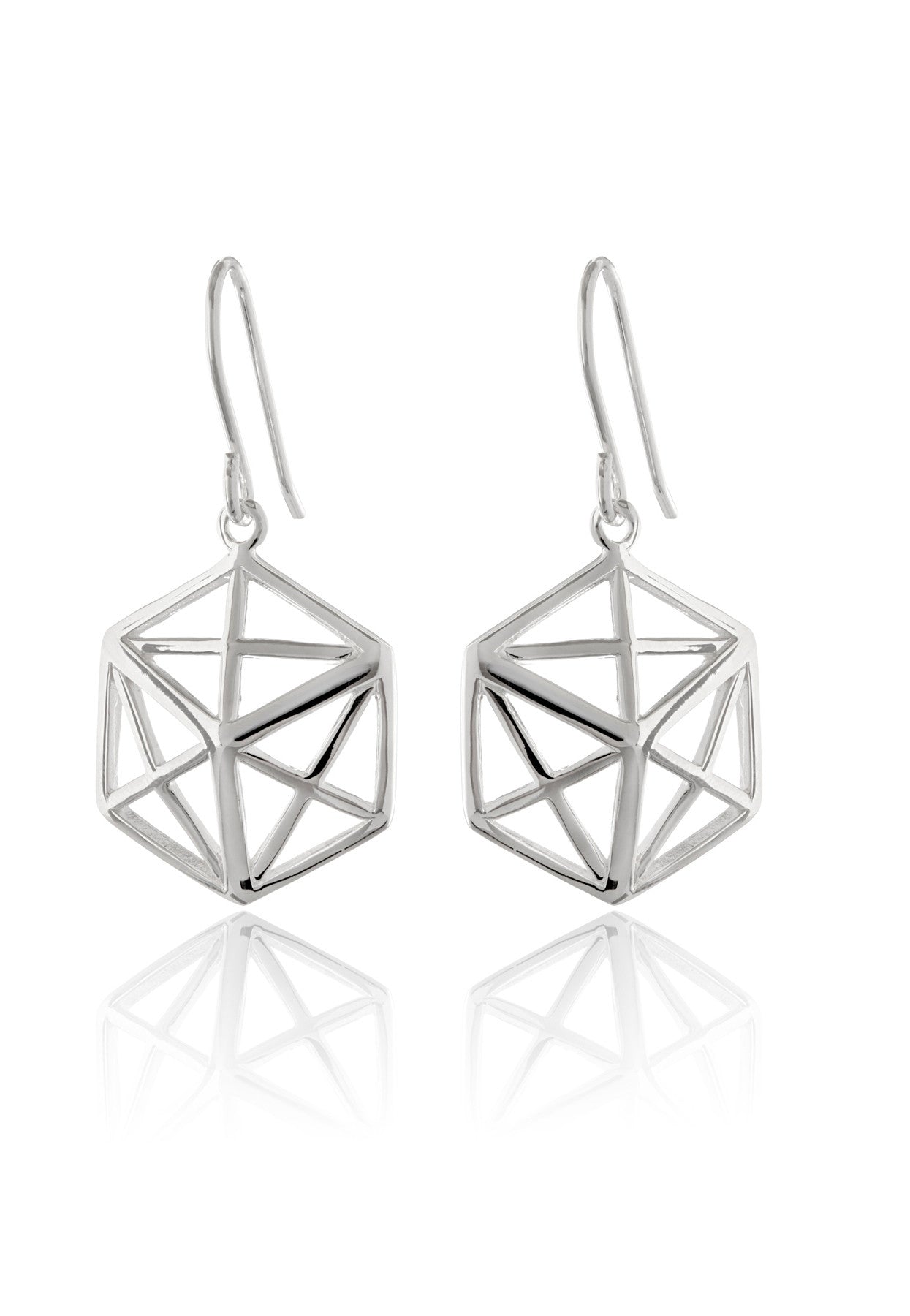 Geo Hex Earrings