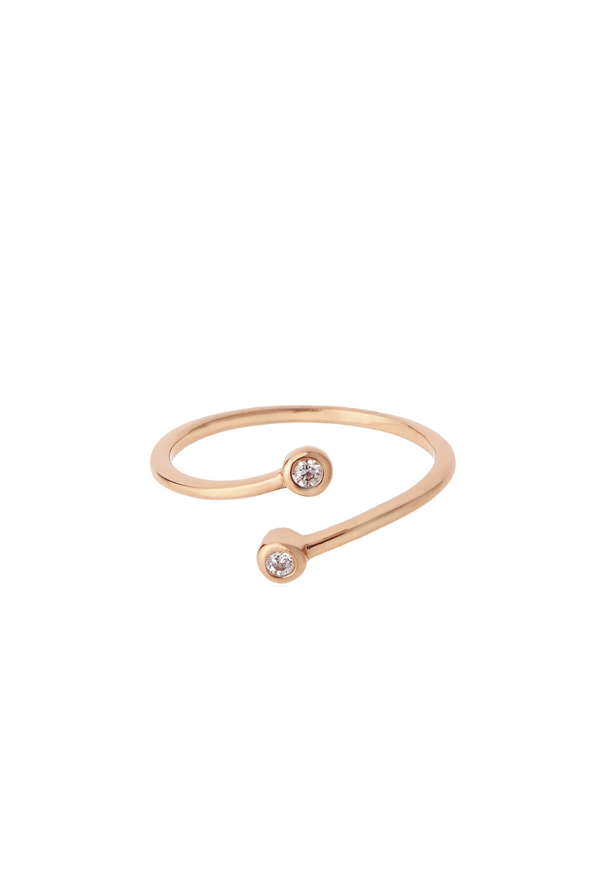 Ivy Gemstone Wrap Ring