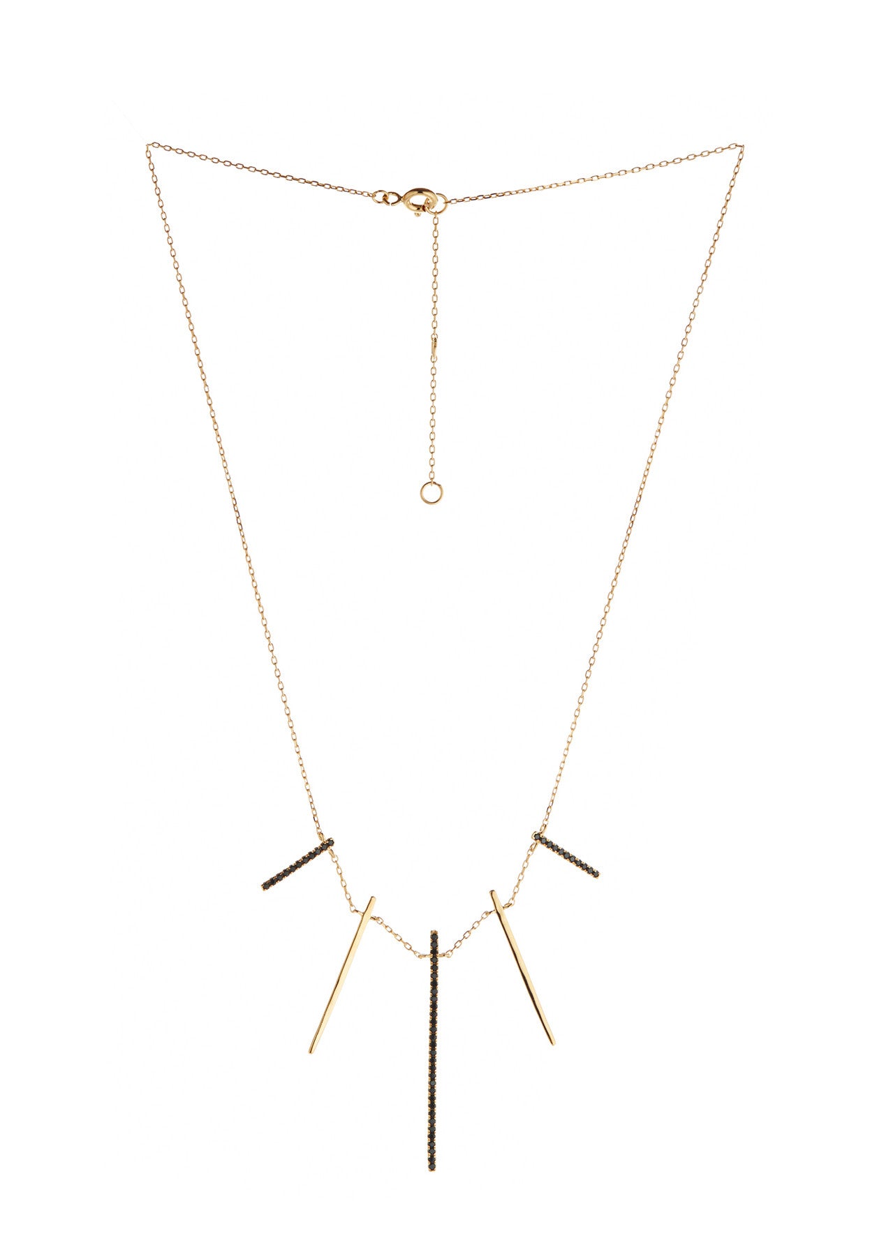 Noir Multi-Bar Necklace