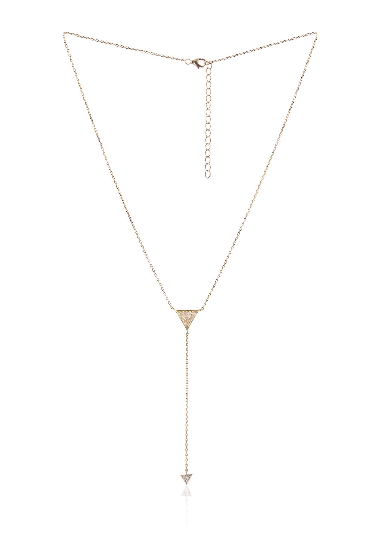 Tribeca CZ Lariat Necklace